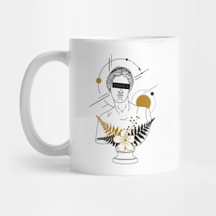 Aphrodite (Venus). Creative Illustration In Geometric And Line Art Style Mug